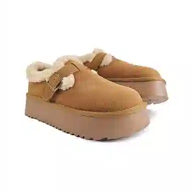 La Chapelle Ankle Snow Boots Camel