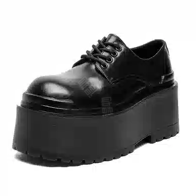 健休 二层牛皮 增高舒适 短靴 男款 黑色