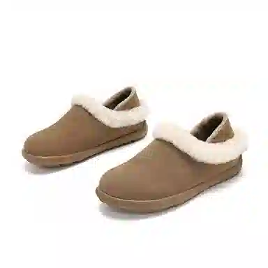 EBLAN Classic Slip-On Ankle Shoes Brown