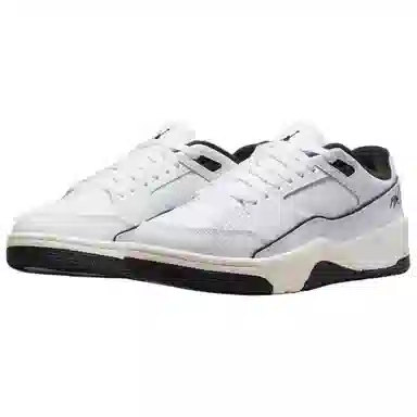 Jordan Flight Court White Black