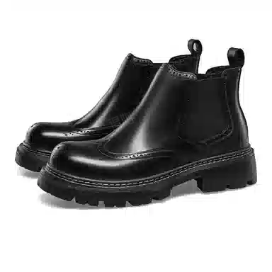 KANGNAI Chelsea Brogue Boots