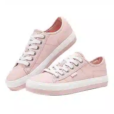 Skechers Bob's Low Canvas Shoes Pink