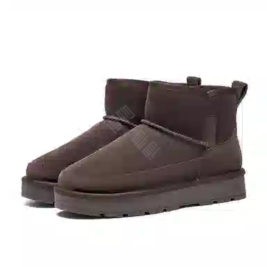 C°BANNER Classic Wool Snow Boots Brown