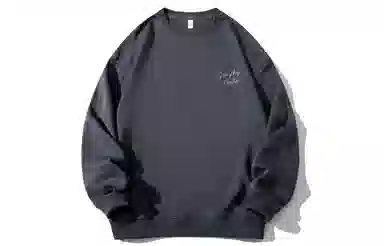 王者荣耀 设计感钻石形英文字母美式高街落肩款宽松舒适透气帅帅青少年无性别百搭时尚潮流圆领卫衣 标语款 男女同款