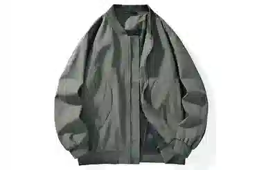 王者荣耀 美式复古学院风字母印花图案拼接撞色落肩长袖棒球领宽松休闲外套飞行夹克衫 标语款 男女同款