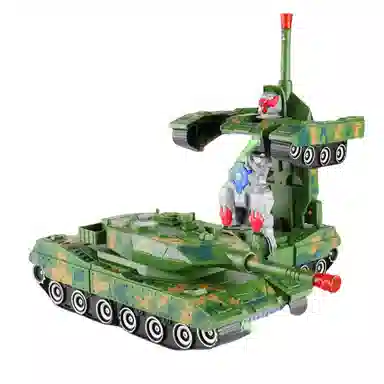 咕轹 特技变形坦克金刚警车 玩具