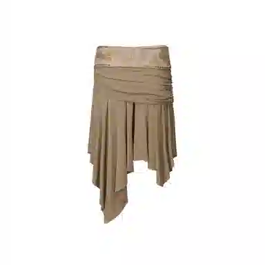 SCULPTOR Beaded Jersey Skirt Beige