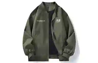 王者荣耀 美式复古纯色字母棒球服外套宽松舒适高街痞帅青少年百搭时尚潮牌夹克衫 鲁班七号款 男女同款