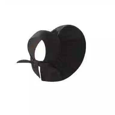 图涂丫 防紫外线遮阳帽大檐遮脸渔夫 涤纶 防晒帽 男女同款情侣款