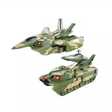 咕轹 特技变形坦克金刚警车 玩具