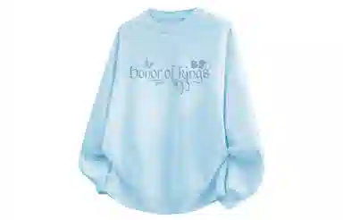 王者荣耀 卡通人物头像蝴蝶美式高街落肩款宽松舒适透气帅帅青少年无性别百搭时尚潮流圆领卫衣 孙策大乔挚爱之约款 男女同款