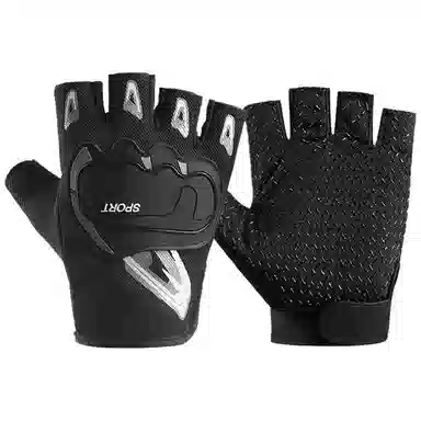 梦特娇 户外骑车健身 网格布 骑行手套 男女同款情侣款