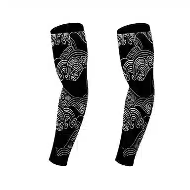 图涂丫 国潮复古中国风夏季潮流青年户外冰袖 涤纶 防晒袖 男女同款情侣款