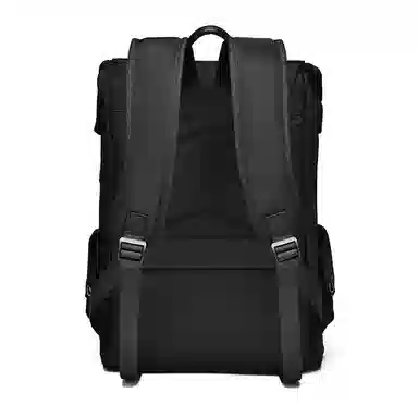 老人头 潮流大容量旅行出差通勤轻便出行大学生电脑背包 织物 双肩包 男女同款情侣款 迷彩色/黑色