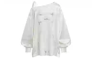 IMXS Long Sleeve Lace Embroidered Tee