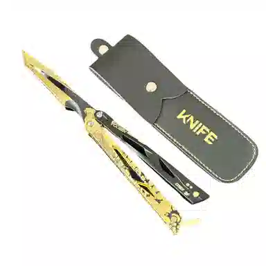 魔力唛咕 可折叠影锋蝴蝶甩刀训练玩具 成品模型