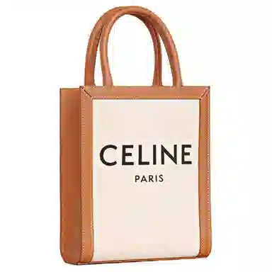 Celine Cabas Mini Beige Brown