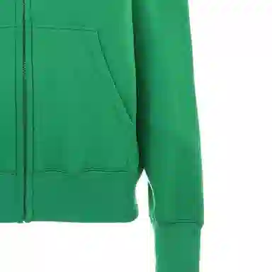 Valentino Logo Hoodie Green