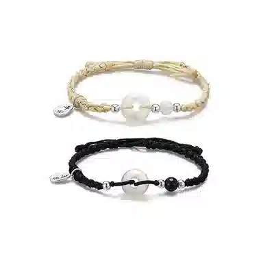 银世城 平安扣 新中式国潮平安扣手饰喜乐 玉髓 手绳 男女同款情侣款