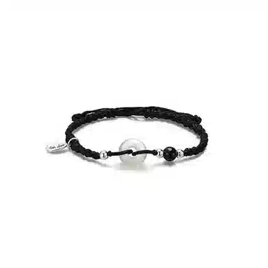 银世城 平安扣 新中式国潮平安扣手饰喜乐 玉髓 手绳 男女同款情侣款