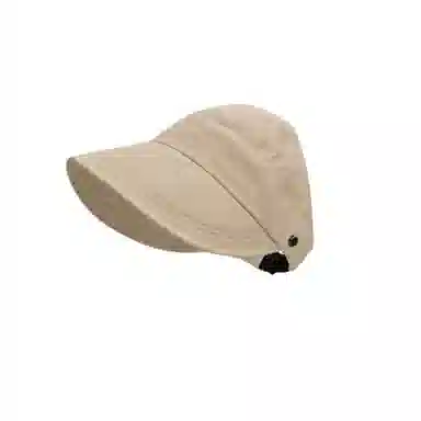 图涂丫 遮阳帽空顶渔夫帽夏季可扎马尾防紫外线 涤纶 防晒帽 男女同款情侣款