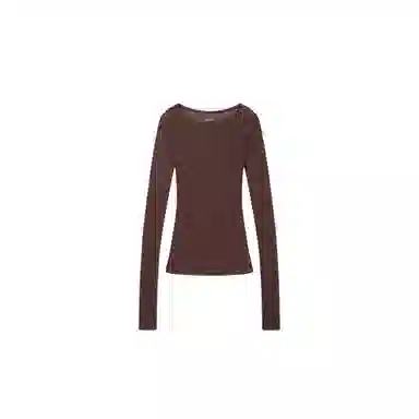SCULPTOR My Go To Tencel Tee Mauve Brown T