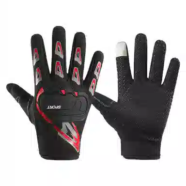 梦特娇 户外骑车健身 网格布 骑行手套 男女同款情侣款