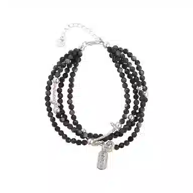 凤凰涅磐 国风新中式原创设计 轻奢质感 黑曜石 手链 女款