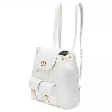 Dior Caro Backpack White