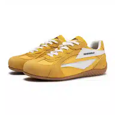 SENGUOGUO Retro Casual Sneakers Yellow White