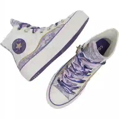 Converse All Star Lift White Purple