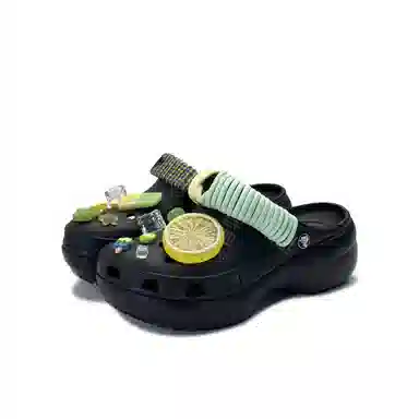 Crocs Classic Platform Clog Black