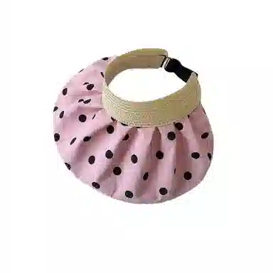 图涂丫 波点空顶出游紫外线贝壳 涤纶 防晒帽 男女同款情侣款