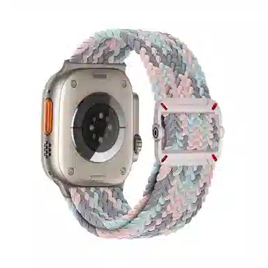 亿祈发 表带 苹果适用 尼龙材质 编织尼龙透气腕带男女通用