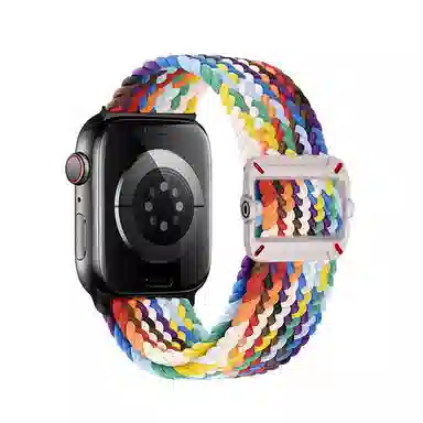 亿祈发 表带 苹果适用 尼龙材质 编织尼龙透气腕带男女通用