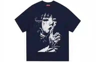 REXSHION Graffiti Print T-Shirt