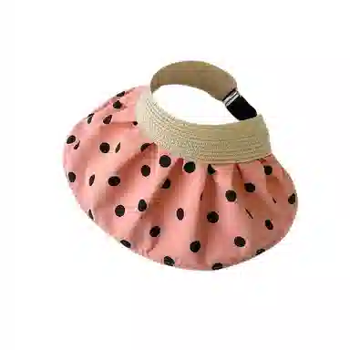 图涂丫 波点空顶出游紫外线贝壳 涤纶 防晒帽 男女同款情侣款