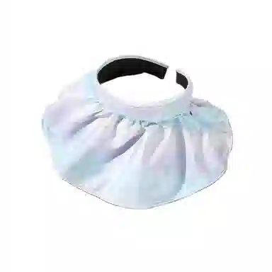 图涂丫 韩版渐变色黑胶贝壳紫外线遮阳 涤纶 防晒帽 男女同款情侣款