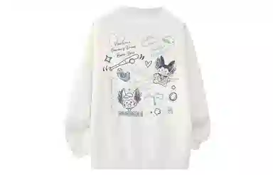 王者荣耀 卡通动漫英雄头像棒球元素美式高街落肩款宽松舒适透气帅帅青少年无性别百搭时尚潮流圆领卫衣 梦奇款 男女同款