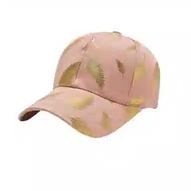 图涂丫 出游时尚 休闲羽毛图案圆顶 涤纶 鸭舌帽 男女同款情侣款