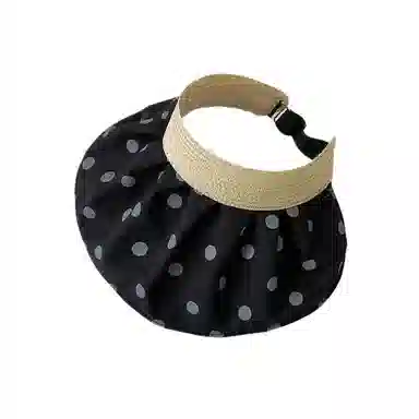 图涂丫 波点空顶出游紫外线贝壳 涤纶 防晒帽 男女同款情侣款