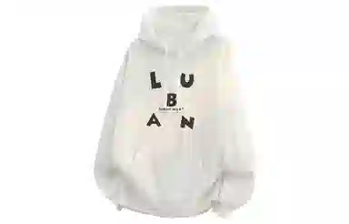 王者荣耀 美式复古不规则字母落肩长袖款宽松舒适透气高街痞帅少年感百搭时尚连帽卫衣 鲁班七号款 男女同款