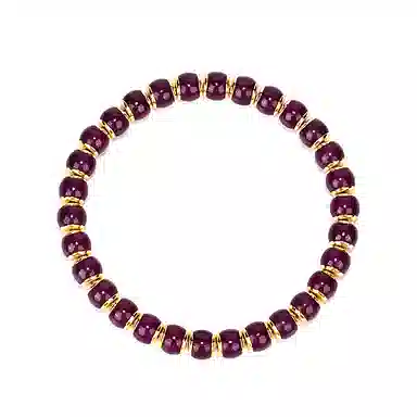 钰澜文玩 界守战甲系列「金盾·紫火」佛珠转运珠 菩提根 手串 男女同款情侣款