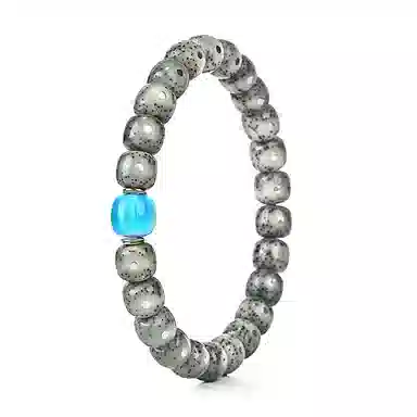 钰澜文玩 【银鳞·溯渊】耀月佛珠转运珠 星月菩提 手串 男女同款情侣款