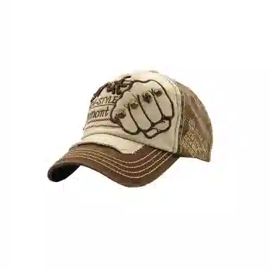 图涂丫 大头围嘻哈复古轻奢个性 涤纶 鸭舌帽 男女同款情侣款