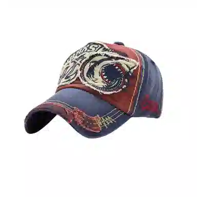 图涂丫 刺绣运动防晒休闲百搭时尚大头围 涤纶 鸭舌帽 男女同款情侣款