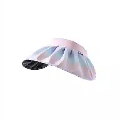 图涂丫 防紫外线贝壳帽遮阳帽太阳帽黑胶彩虹渐变色 涤纶 防晒帽 男女同款情侣款