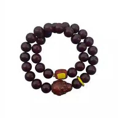 耳玺 糖心老料民族风文玩新中式国潮招财进宝文玩串珠考研转运珠吉祥如意平安顺遂配饰#招财#好运 菩提子/菩提籽 手串 男女同款情侣款