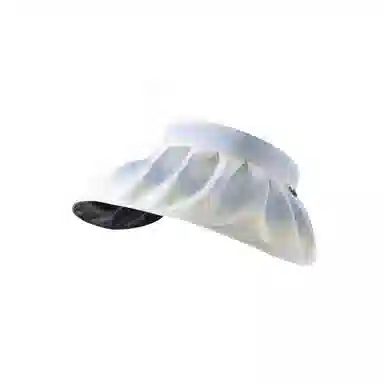 图涂丫 防紫外线贝壳帽遮阳帽太阳帽黑胶彩虹渐变色 涤纶 防晒帽 男女同款情侣款