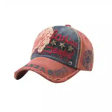 图涂丫 刺绣运动防晒休闲百搭时尚大头围 涤纶 鸭舌帽 男女同款情侣款